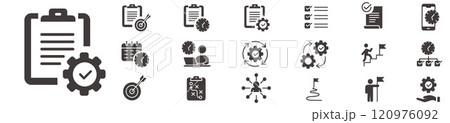 タスク マネージメント アイコン タスク マネージメント アイコン 120976092