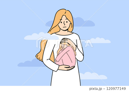 Mental pain and suffering in upset young woman, feeling crying girl inside own soul Mental pain and suffering in upset young woman, feeling crying girl inside own soul 120977149