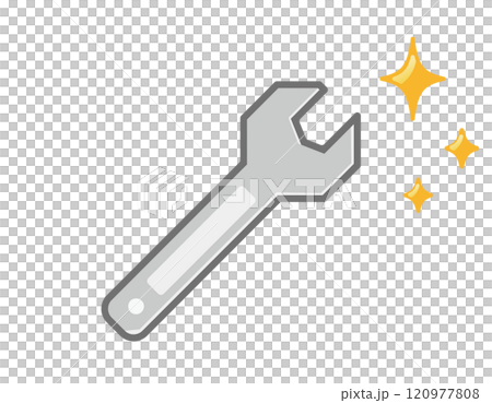 螺栓扳手圖示可愛工具圖 螺栓扳手圖示可愛工具圖 120977808