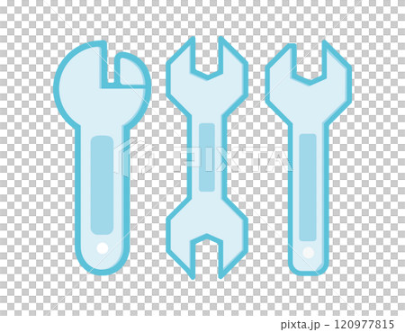 螺栓扳手圖示可愛工具圖 螺栓扳手圖示可愛工具圖 120977815