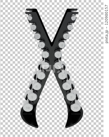 Gym Dumbbell rack in X shape, a stand for weightlifting gym equipment 120980157