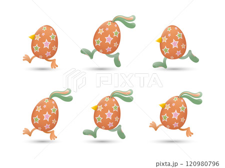 Star easter eggs run set 120980796