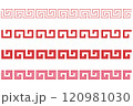 Chinese geometric seamless border set 120981030