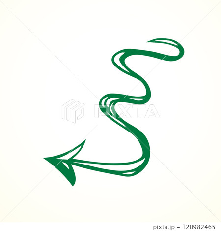 Arrow symbol. Vector drawing icon Arrow symbol. Vector drawing icon 120982465