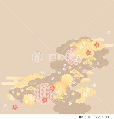 背景素材-和柄桜2024-26 背景素材-和柄桜2024-26 120982531