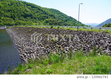 落合ダム・ロックフィルダム 120982781