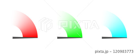speed gauge meter icons. Vector illustration 120983773