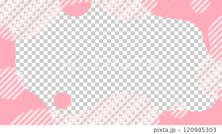 Pink jagged striped fluid shape frame 16:9 Pink jagged striped fluid shape frame 16:9 120985303