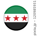 Syrian flag. Flag of Syria.  120985931