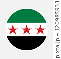 Syrian flag. Flag of Syria.  120985933