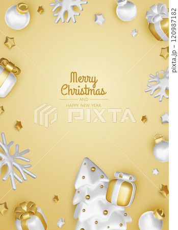 Merry Christmas and happy new year background. Christmas tree, Gift boxes, Christmas balls. Christmas element for web, banners, greeting card, template design. Merry Christmas and happy new year background. Christmas tree, Gift boxes, Christmas balls. Christmas element for web, banners, greeting card, template design. 120987182