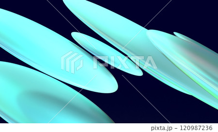 カラフルなレンズ群の3Dイラストレーション 120987236