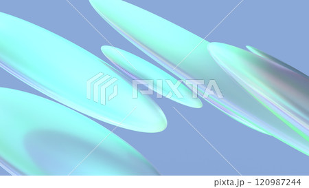 カラフルなレンズ群の3Dイラストレーション 120987244