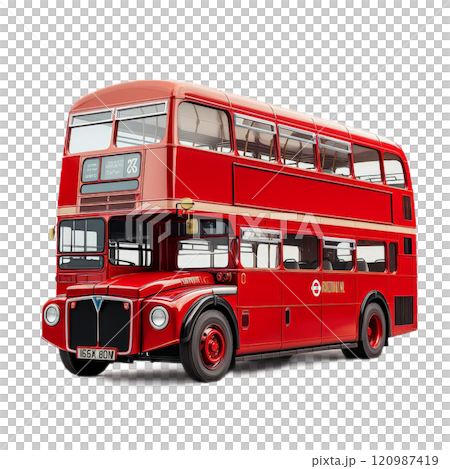 Classic Red London Double Decker Bus 120987419
