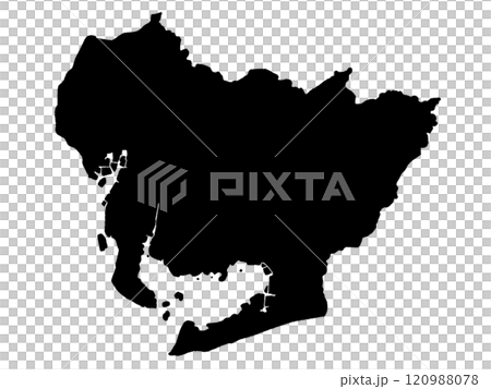 愛知縣中部地區稍微寬鬆的輪廓 120988078