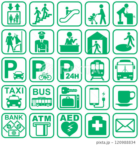 公共施設の標識セット 120988834