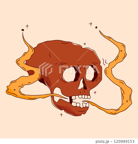 Kawaii sceleton picture. Kawaii sceleton picture. 120989153