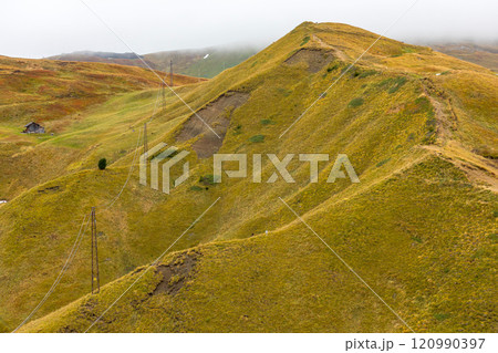 Sella Pass, Italian Alps, Dolomites, Italy 120990397