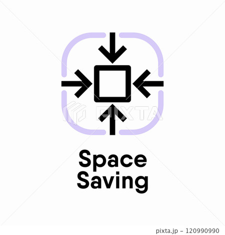 Space Saving vector information sign Space Saving vector information sign 120990990