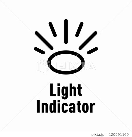 Light Indicator vector information signのイラスト素材 [120991169] - PIXTA