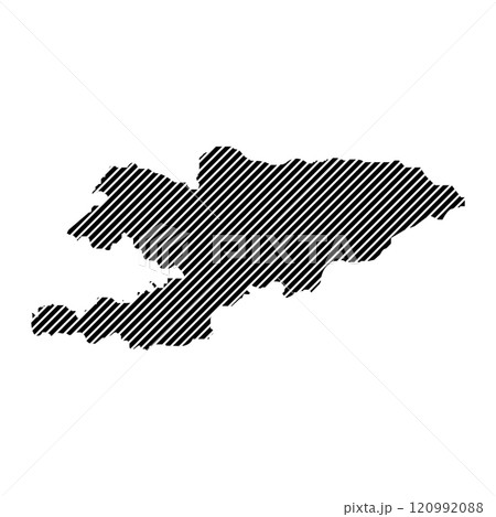 Kyrgyzstan Map Icon 120992088