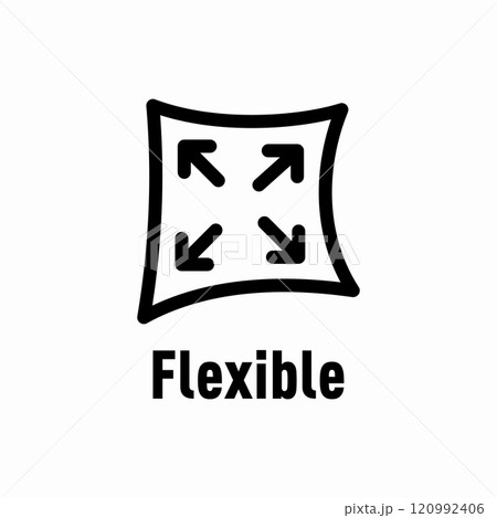 Flexible vector information sign 120992406