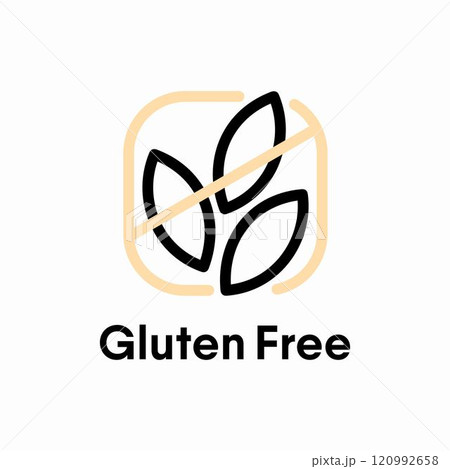 Gluten free information sign icon 120992658