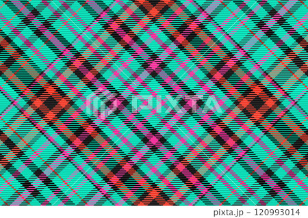 Tartan plaid pattern with texture. 120993014