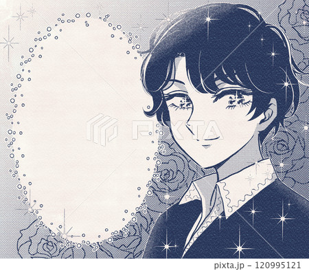美しい少年が読者に語りかける吹き出しモノローグ1コマ漫画 美しい少年が読者に語りかける吹き出しモノローグ1コマ漫画 120995121