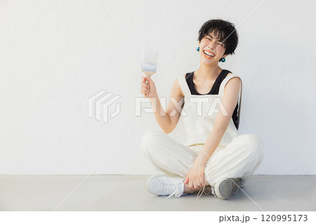 DIYイメージのポートレイト 120995173