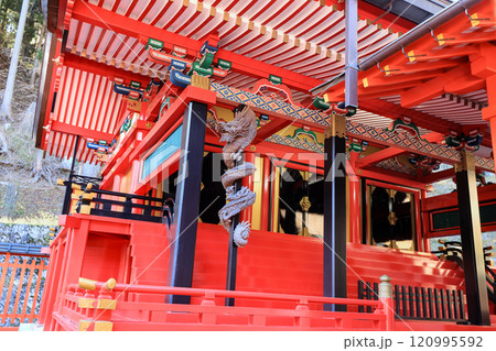昇仙峡金峰山　金櫻神社本殿 昇龍 120995592