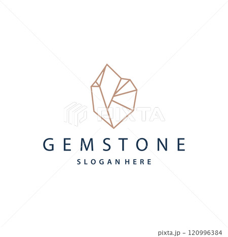 Gemstone Jewelry Logo, Design Vector Template Symbol Illustration 120996384