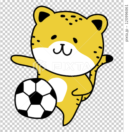 サッカーをするチーター3 サッカーをするチーター3 120996861