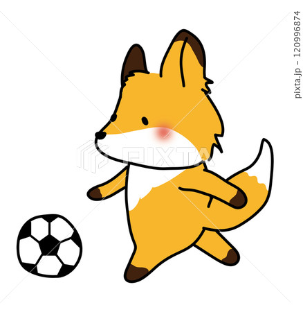 サッカーをするキツネ3 サッカーをするキツネ3 120996874