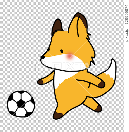 サッカーをするキツネ3 サッカーをするキツネ3 120996874