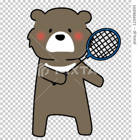 亞洲黑熊打羽毛球2 120996895