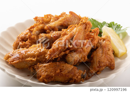 鶏の手羽中のから揚げ 鶏の手羽中のから揚げ 120997196