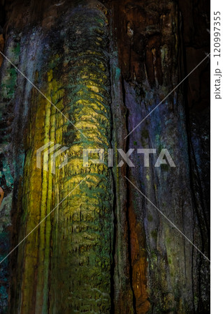 秋芳洞　黄金柱【山口県美祢市】 120997355