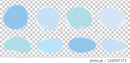 形狀藍色淺藍色閃光套裝簡單 形狀藍色淺藍色閃光套裝簡單 120997372