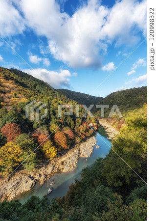 Katsura River View from Arashiyama Park Katsura River View from Arashiyama Park 120998322