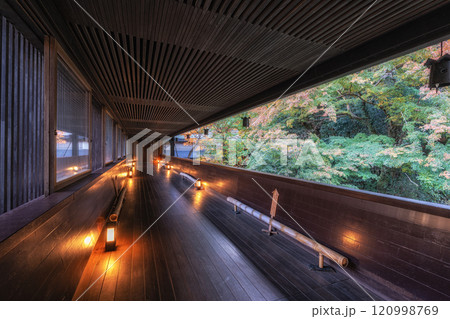 Yoshina River Autumn Scenery Yoshina River Autumn Scenery 120998769