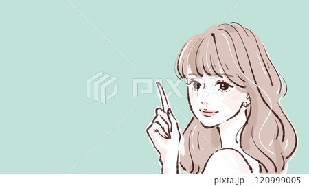 女性・女の子のイラスト素材　 120999005