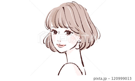 女性・女の子のイラスト素材 女性・女の子のイラスト素材 120999013