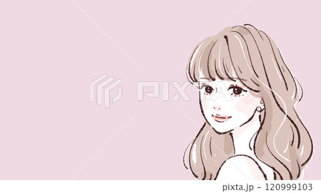 女性・女の子のイラスト素材 女性・女の子のイラスト素材 120999103