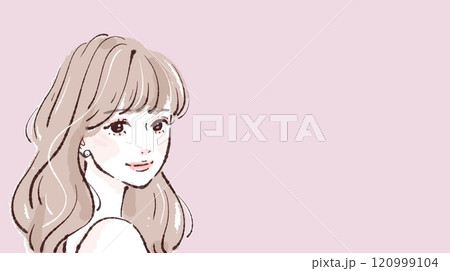 女性・女の子のイラスト素材 女性・女の子のイラスト素材 120999104