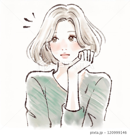 女性・女の子のイラスト素材　 120999146