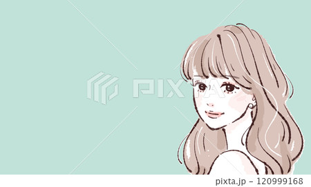 女性・女の子のイラスト素材　 120999168