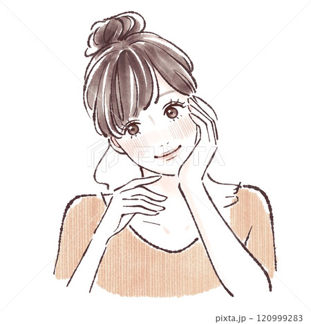 女性・女の子のイラスト素材　 120999283