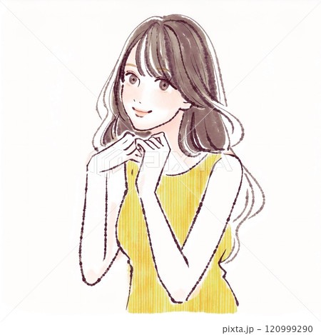 女性・女の子のイラスト素材　 120999290