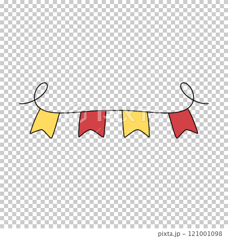 A red, yellow, and orange banner with a white background A red, yellow, and orange banner with a white background 121001098